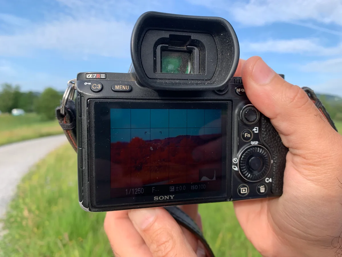 Ein Fotograf unterwegs.